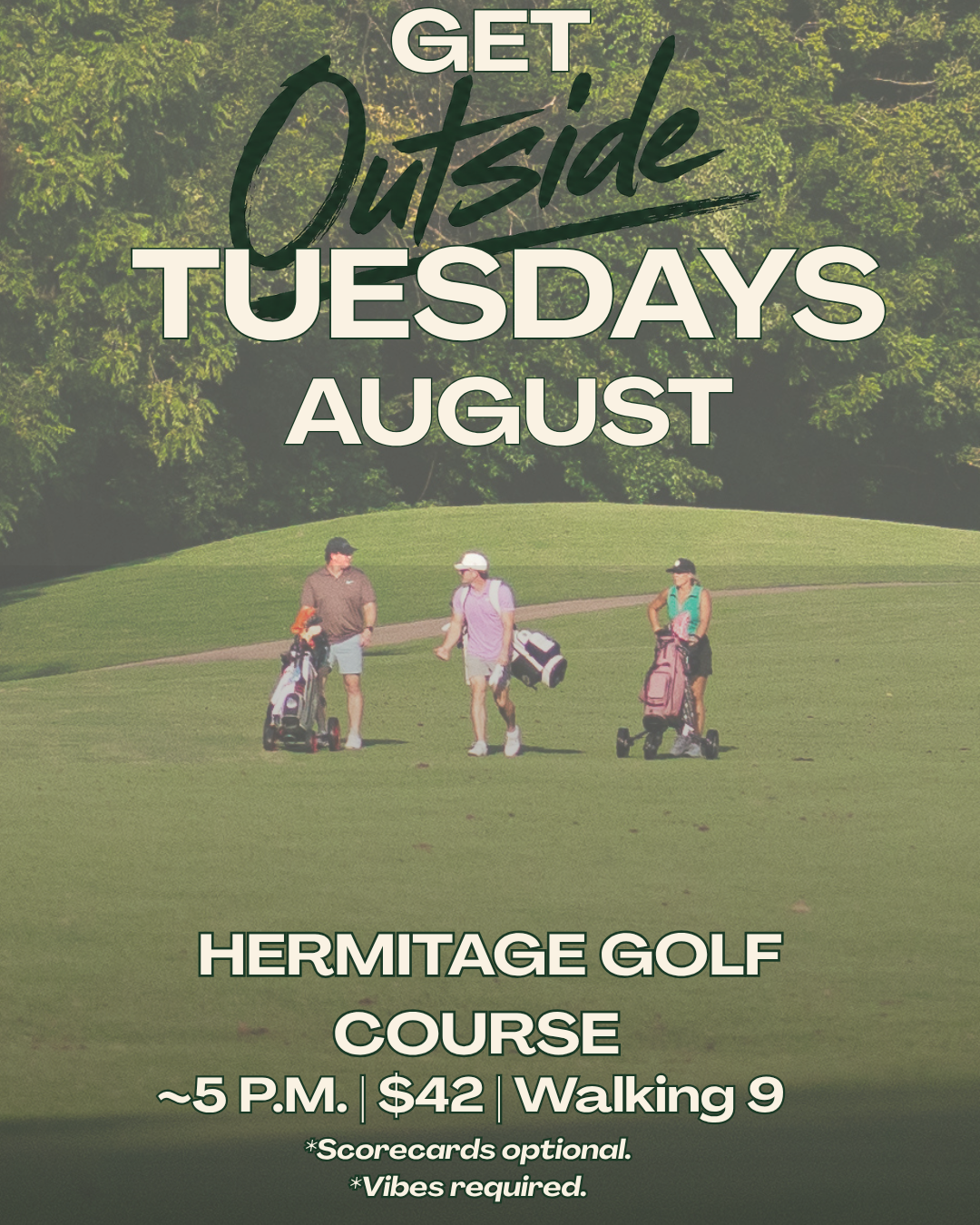 Get Outside Tuesday AUGUST